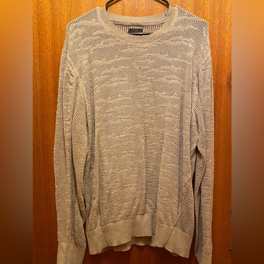 All Saints knitted long sleeve shirt XXL